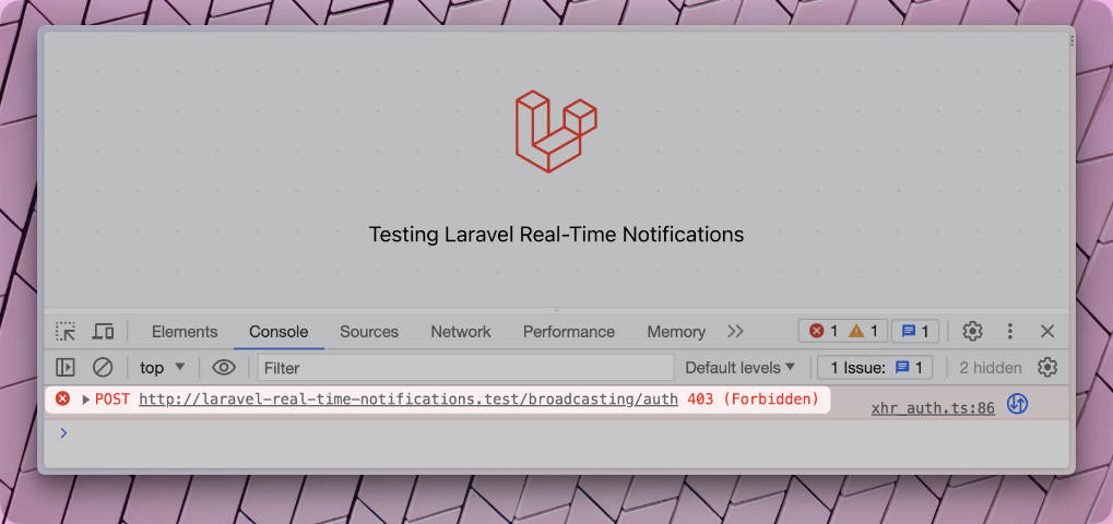 php - Laravel gives forbidden 403 error while submitting <a> tag