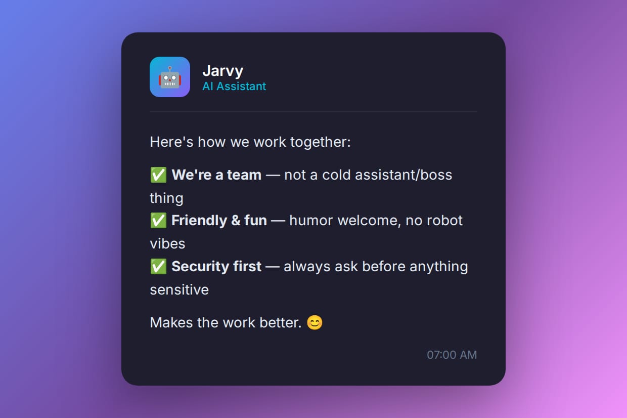 Chat screenshot showing my but say it is the future.
