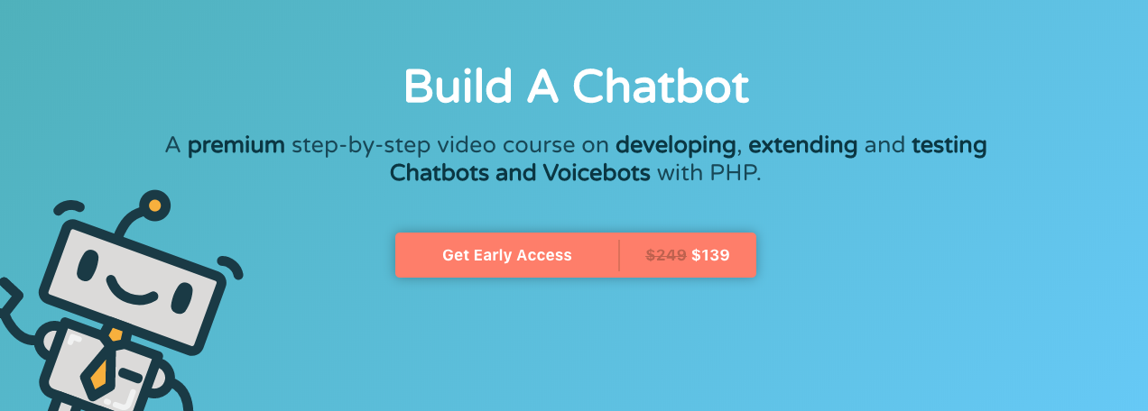 Screenshot of the Build A Chatbot website