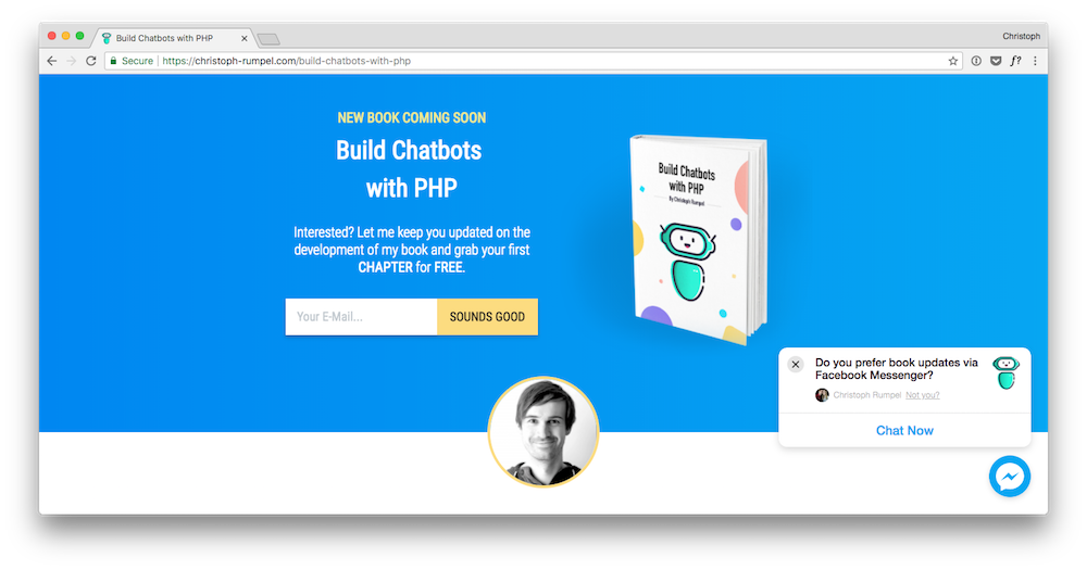 Build a newsletter chatbot in PHP - Part 3 - Christoph Rumpel