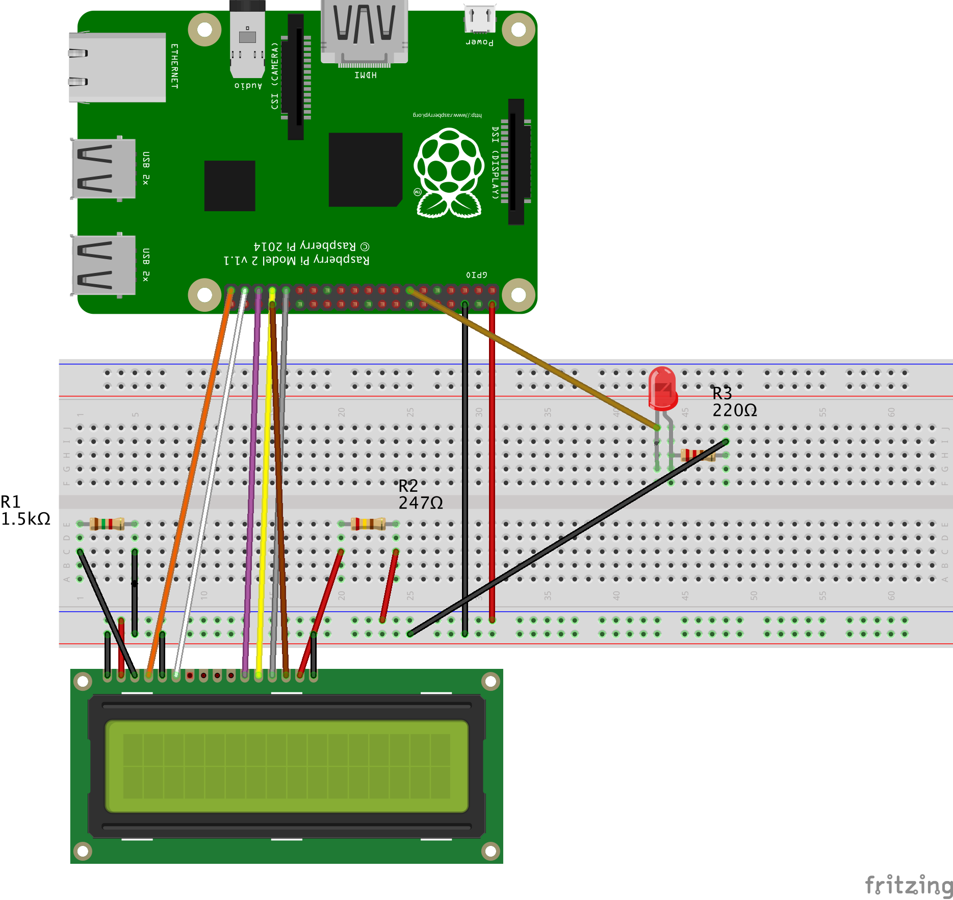 Technical graphic of the connected units